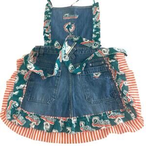 Miami Dolphins football custom Apron
